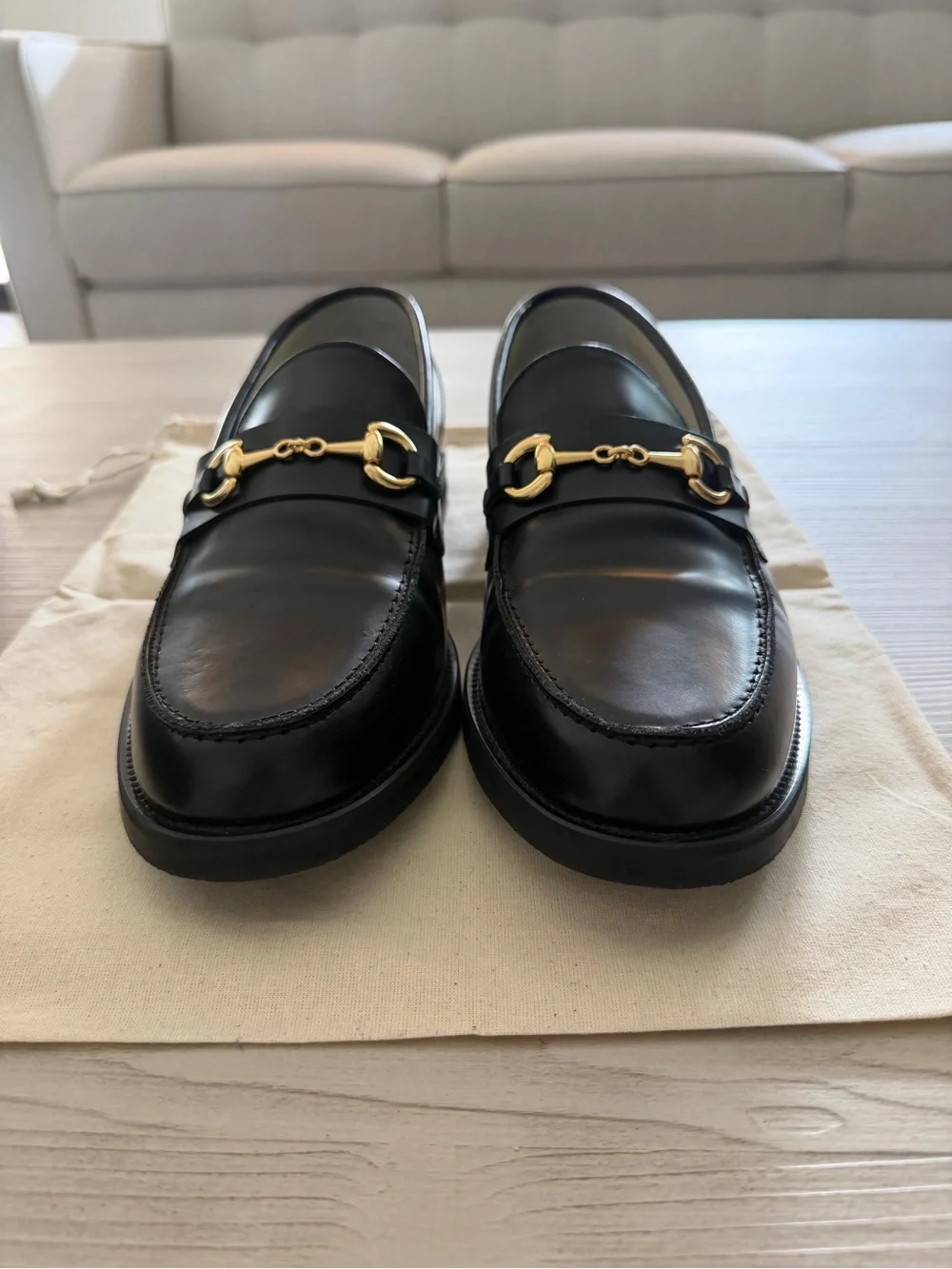 Duke & Dexter Black Bit Loafer - Men's Sz 11